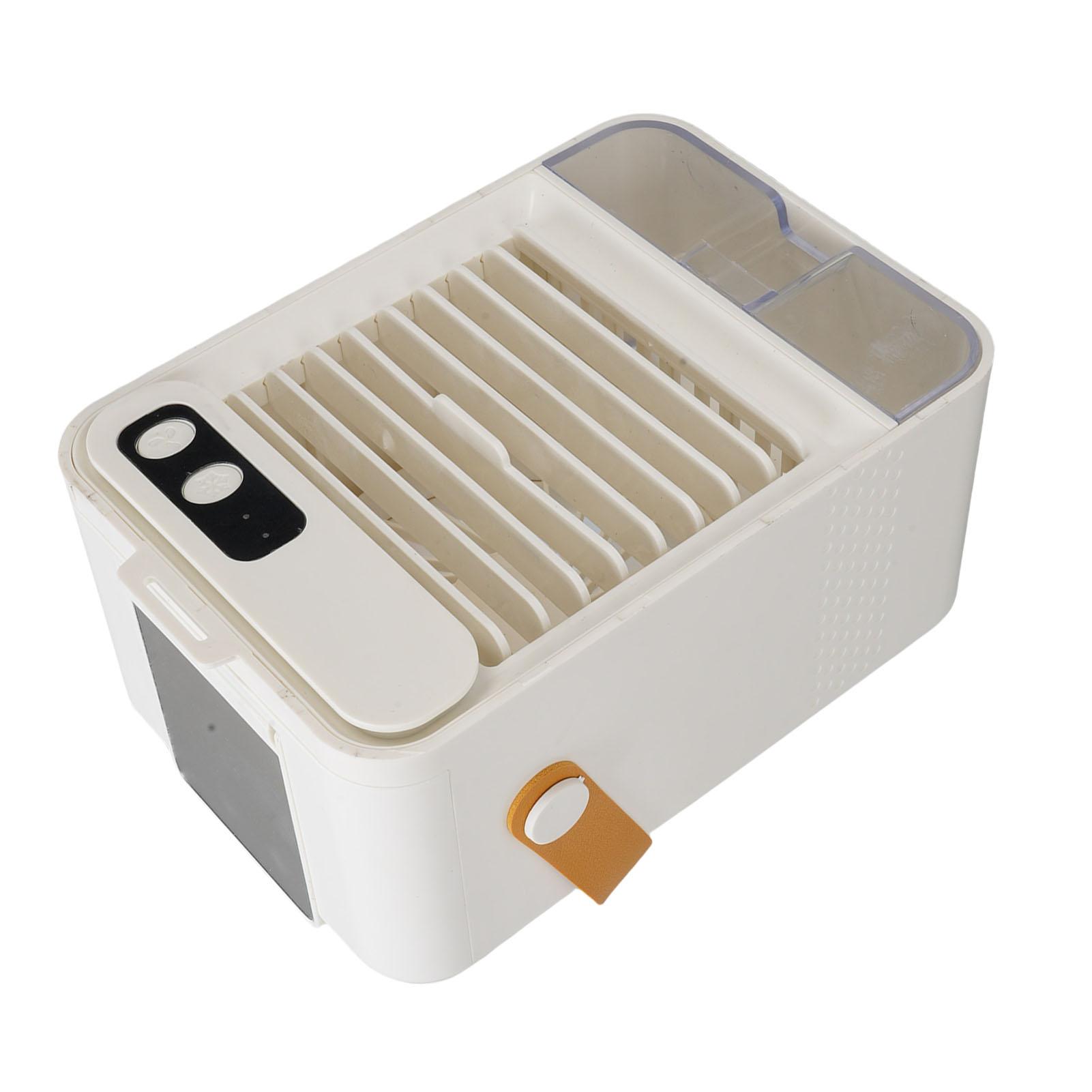 

Портативный кондиционер 3 скорости 100 мл Тихий Маленький Охладитель Настольный вентилятор с зеркалом для макияжа для Спальни