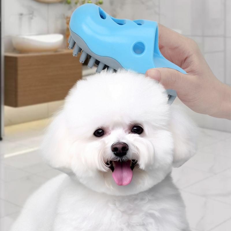 Spazzola da Bagno per Cani Spazzola da Bagno in Gomma per Cani Unica a Forma di Pantofola Spazzola Massaggiante per il Bagno degli Animali Domestici Setole Morbide Forniture per il Bagno dei Cani