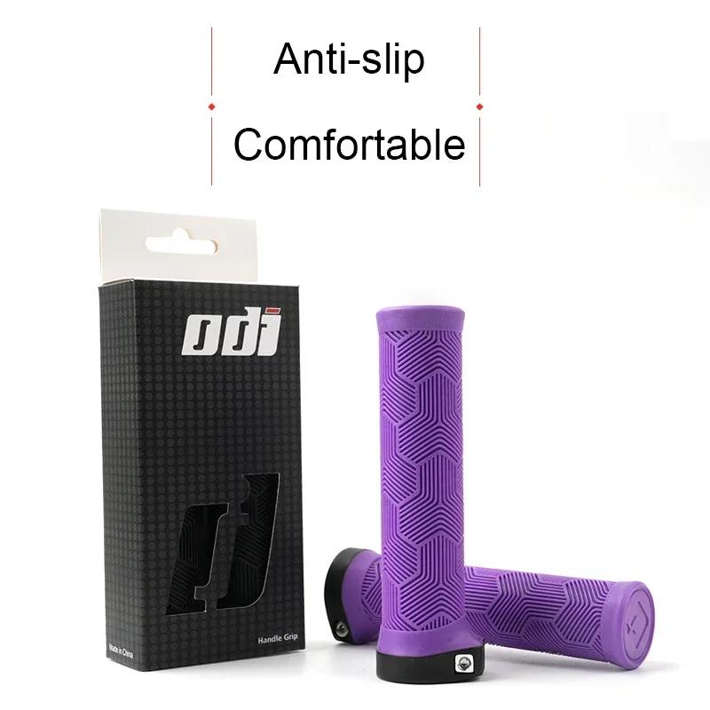 Odi Rubber Handlebar Grips Mtb Lock-On Grip Shockproof Non-Slip Mountain/Road Bike Handle Cover Folding Balance Bike Accessories