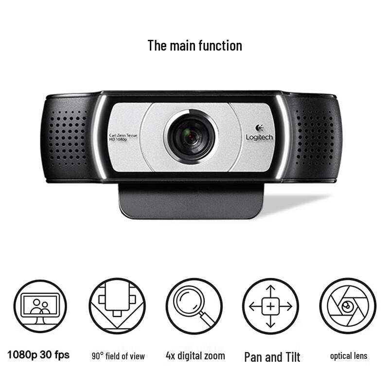 

Logitech C930c HD 1080P Webcam