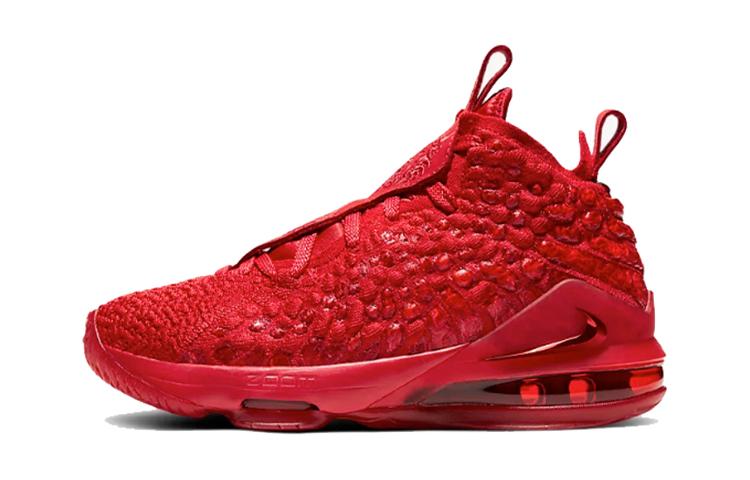 Nike LeBron 17 Red Carpet GS BQ5594-600 37.5