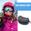 EVA Skiing Goggle Case Sunglasses Carrying Zipper Hard Box Scratch-resistant Snowboard Sunglasses Organizer Case