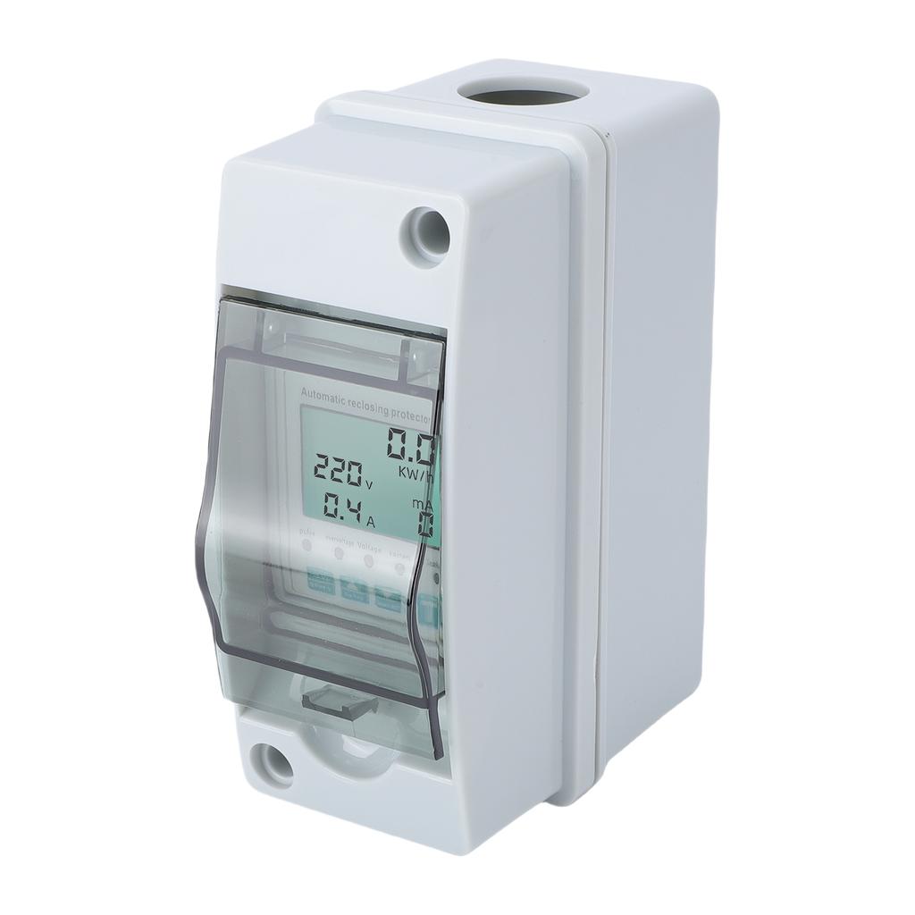 Smart Circuit Breaker with Distribution Box Miniature Single Phase Din Rail Mount Automatic Reclosing Over Under