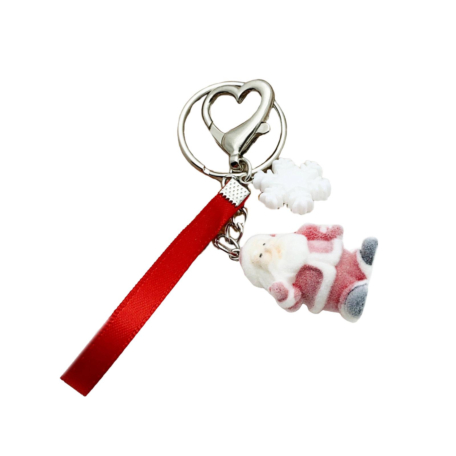 

Очаровательный бархатный брелок в виде снеговика, праздничный снеговик, брелок, плюшевый флокированный брелок для персонализации предметов A