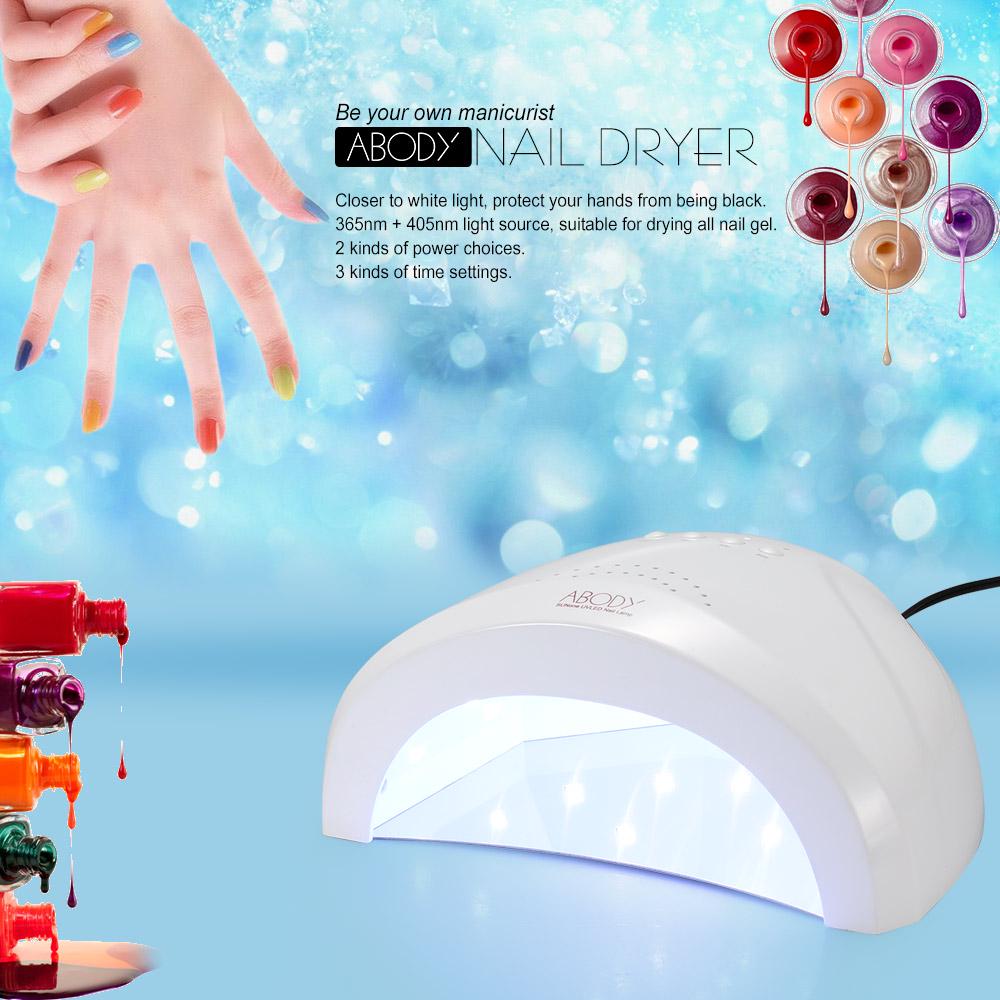 Buy Abody SUNone LED UV Lamp Nail Polish Dryer Fingernail & Toenail Gel