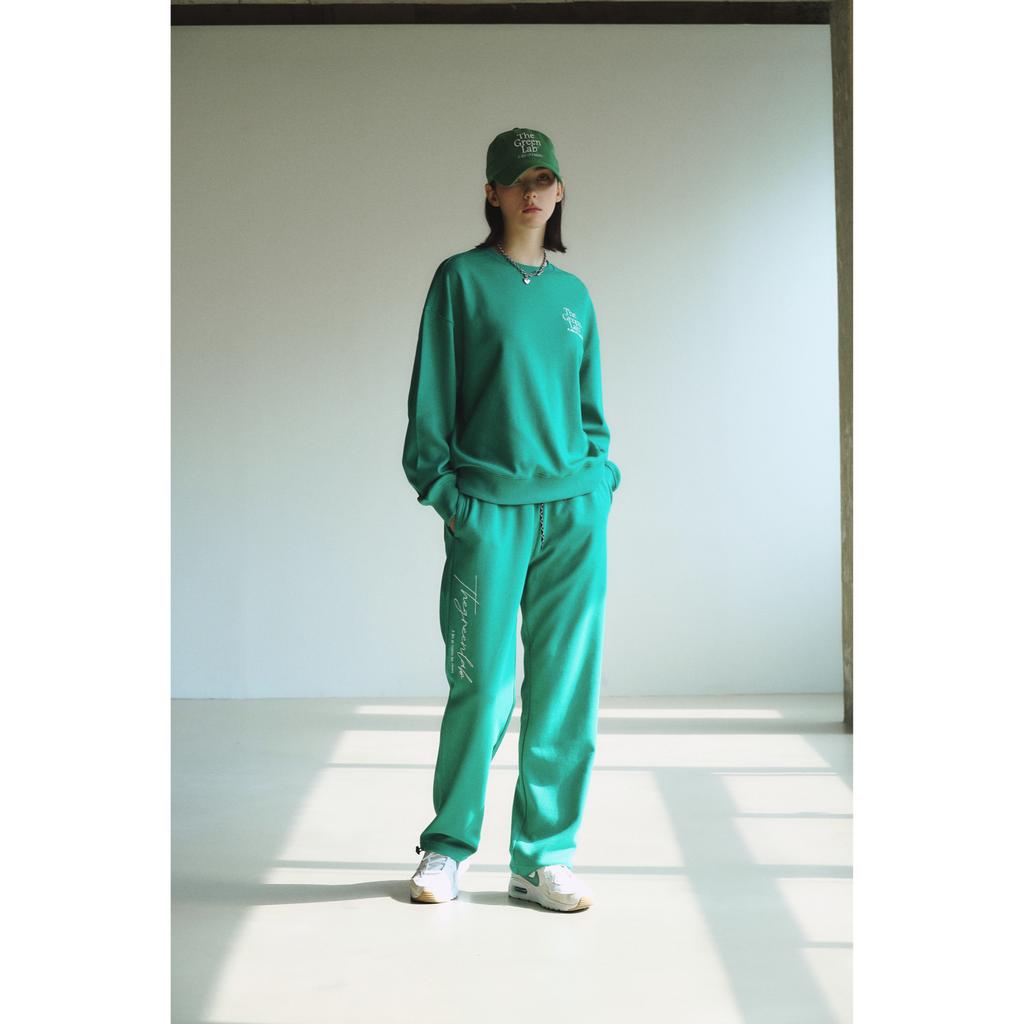 THE GREEN LAB Oversized String Jogger Pants [Green]