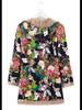 2023 Winter Women's Printed Hooded Sweatshirt with Warm Plush Lining