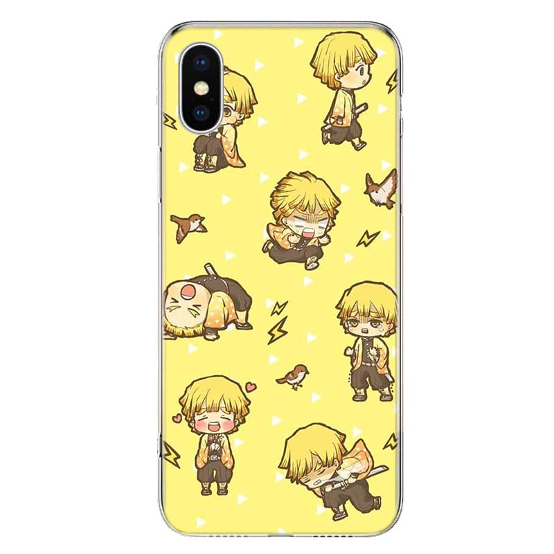

Чохол для телефону Demon Slayer Agatsuma Zenitsu для Apple iPhone 11 12 13 Pro XR X XS Max 7 8 6 6S Plus + Mini 5S SE Print Shell iPhone XR