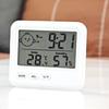 Indoor Hygrometer Smile Face Digital Clock with Temperature and Humidity Tracking for Comfortable Living Space