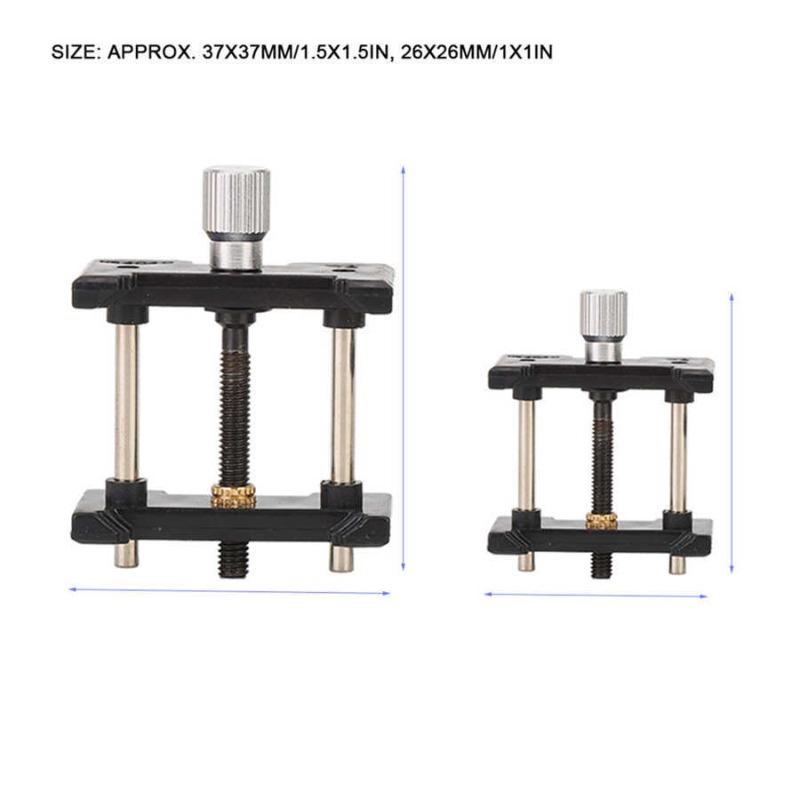 2Pcs Watch Movement Holder ABS Plastic Black Man Lady Mechanical Watch Movement Clamp Tools for Watchmakers