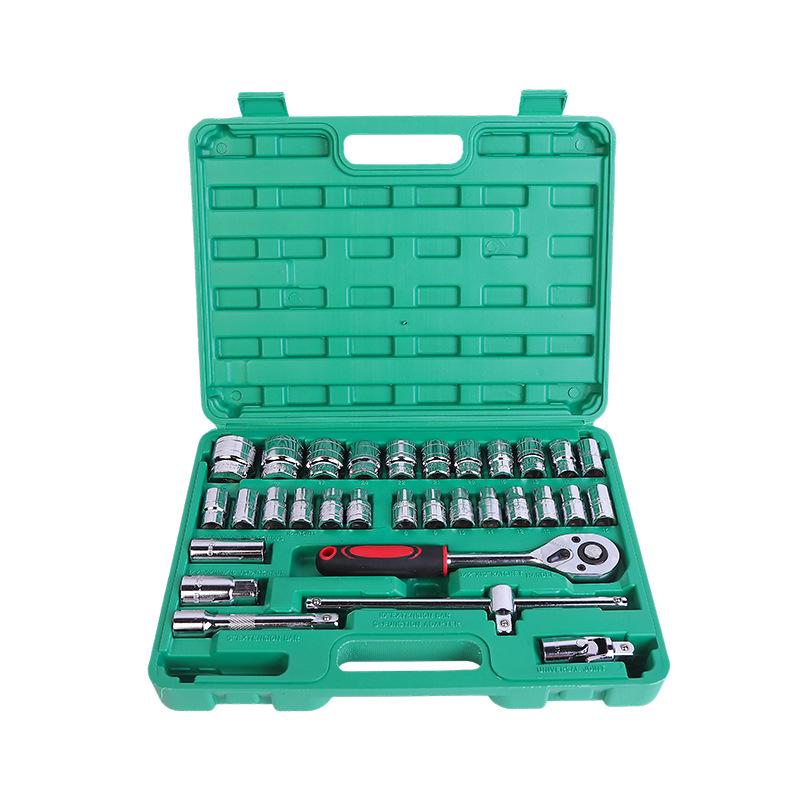 Multifunctional Pneumatic Impact Ratchet & Socket Wrench Set
