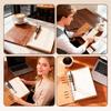 PU Leather Pen Holder Loose-leaf Pen Fixed Clamp Portable Notebook Pen Accessory  for Home School