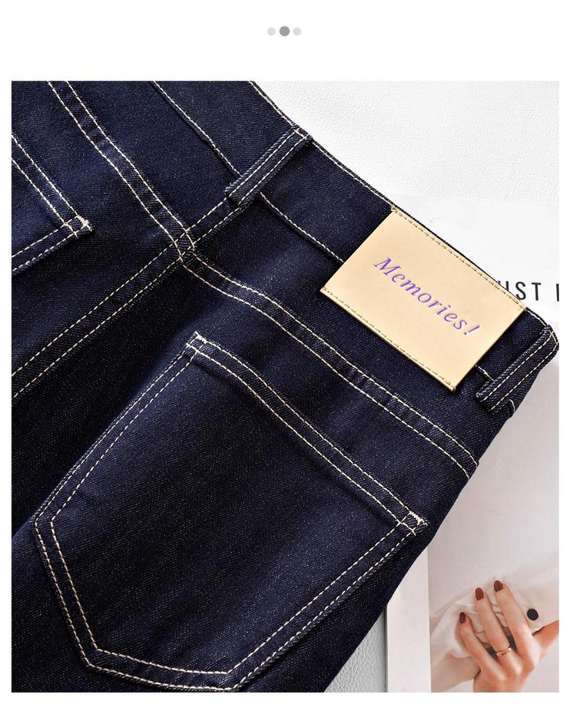 Spring 2025 High-Waisted Tencel Denim Wide-Leg Slimming Pants