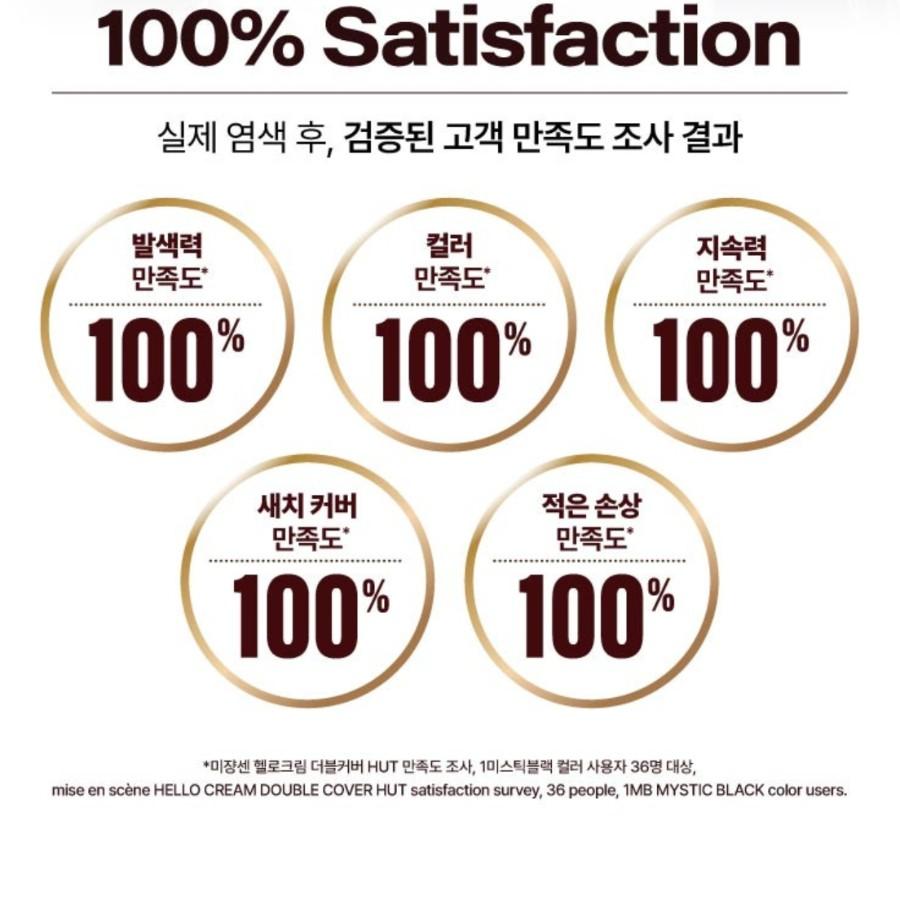 Mise-en-scene New Hello Cream 6 Colors Tone Down (for Gray hair),Korean Hair Products