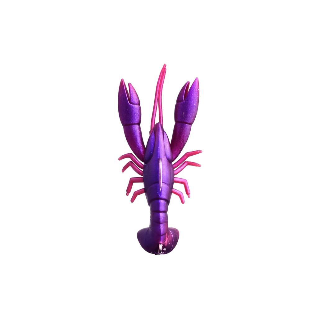 7cm 12g Crawfish Soft Bait Lure with Lead Hook Fishing Lure Crayfish Imitation Shrimp Bait for Freshwater Saltwater Fishing