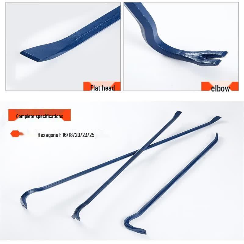 Reinforced Hexagonal Crowbar Nail Puller
