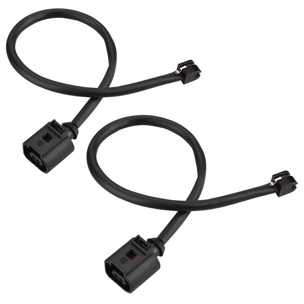 2Pcs Brake Pad Wr Sensor, Front, Replacement part for 7P0907637, sy Installation, Professional Workmanship, Stable Performance, High Reliability, Supe