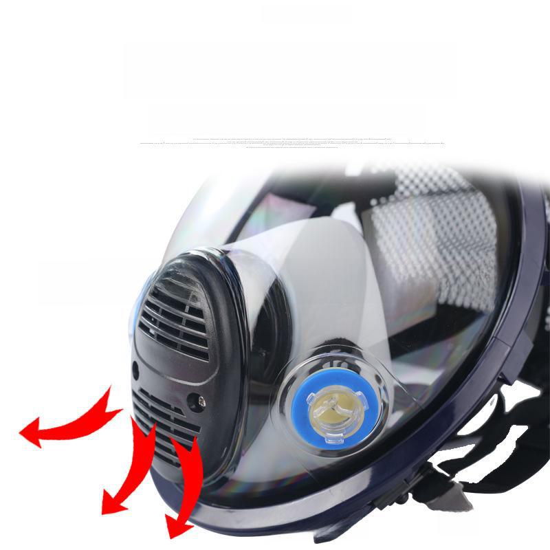 Multifunctional Gas Mask for Spray Painting, Pesticides, Chemical Protection & Grinding Dust with Spherical Design