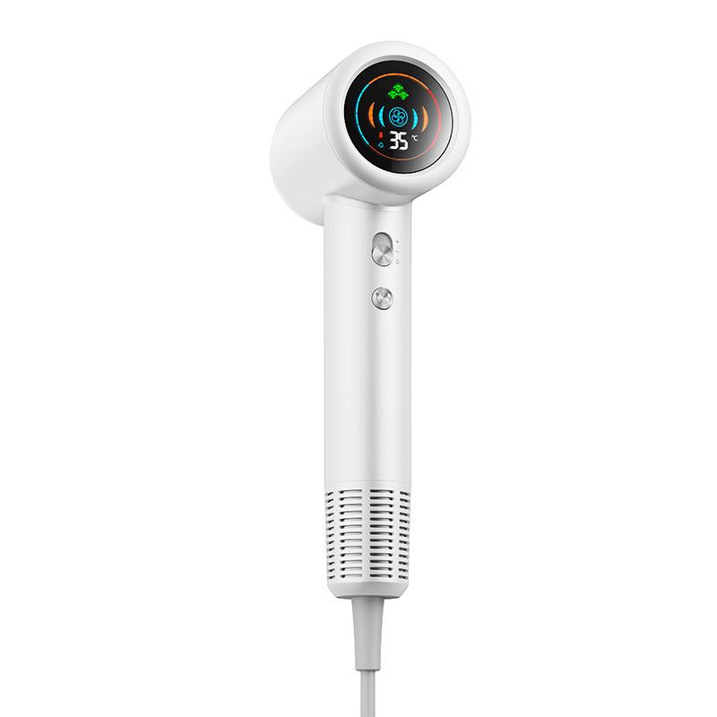 High-Speed Negative Ion Blade-less Hair Dryer for Salon & Home New Model Private Design + 110,000 RPM + Silent белый