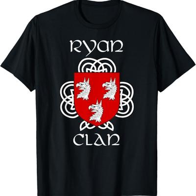 Camiseta Camiseta Brasão da Família Ryan