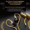 Qkz T1 Earphone Cable 8 Strand Copper Silver-Plated Upgrade Wire 3.5Mm Wired Headphone Cord For Zxn Zxt Ak6 Zs10 Edx Pro Zsr Cca