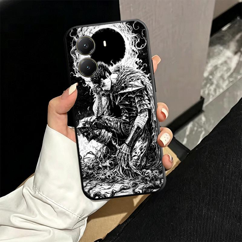 G-Guts B-Berserks Anime Soft Phone Case for Xiaomi Poco X5 X6 X7 X8 Pro Max X3 F7 F8 Ultra M8 M7 M6 M5 Redmi 15 15C 14C 13C 12C
