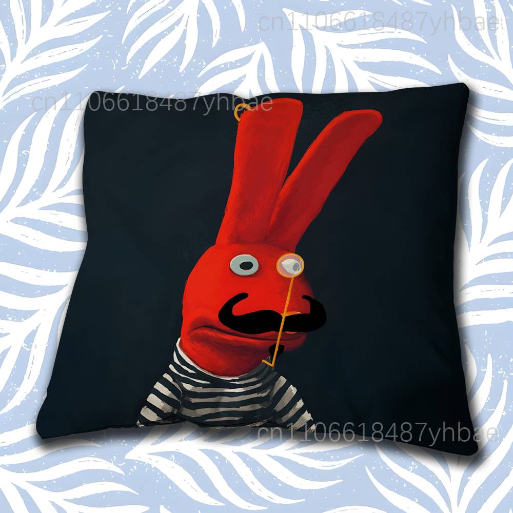 B-Bodoque 31 Bunny Pillow Case Cover Square Sofa With For Pattern Comfortable Cushion Suitable Of Room