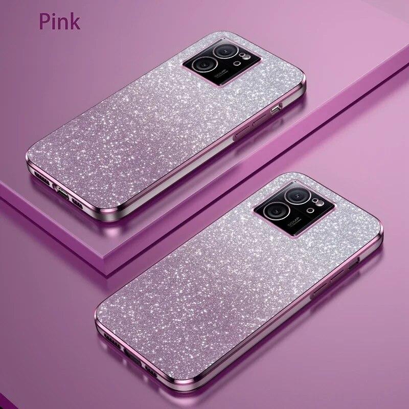 Luxury Plating Magnetic Holder Case For Xiaomi Mi 13T 12T 11T Pro 14 13 12 11 Lite POCO X3 NFC X5 F3 F4 F5 M3 M4 Silicone Cover