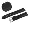 Pacific 22 Mm Strap W61 Smooth Black Strap, Black Stitching