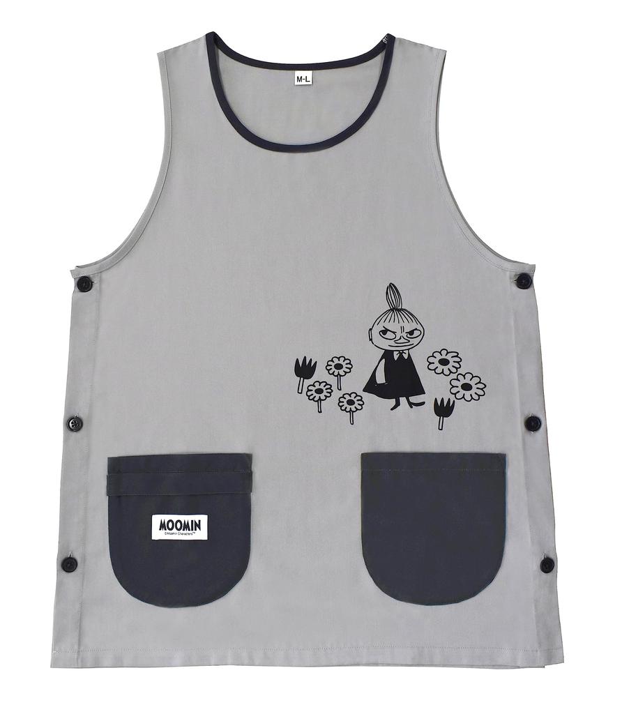 Saint Ladies Moomin Free Size Apron, Gray, ST-IM0063, (M-L)