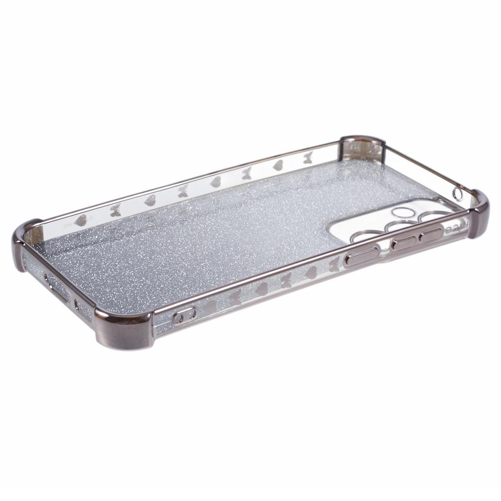 For Samsung Galaxy S23 FE TPU Case Glitter Gradient Electroplated Anti-Drop Phone Cover