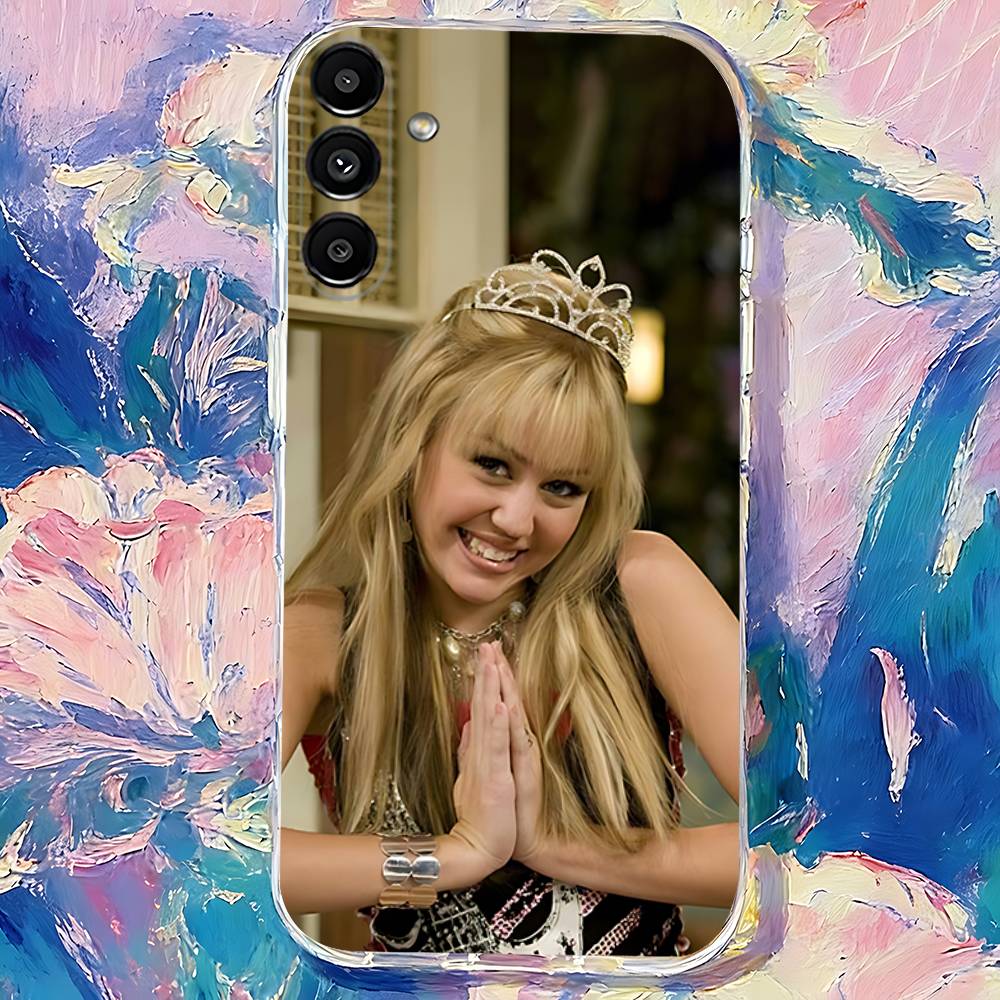 FUNNY H-HannahS M-Montana Phone case suitable for  Samsung S30,S25,S24,S23,S21,S22,S20,S10,5G,FE,lite,PIus,Ultra Transparent SamsungS20lite5G