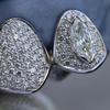 Fancy Design Body Jewelry Custom Made VVS Moissanite Grillz Diamond Teeth 925 Silver