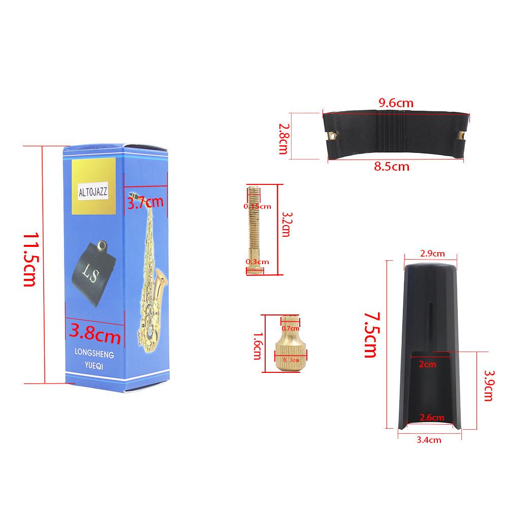 Clarinet Mouthpiece Ligature And Cap Alto Soprano Tenor Saxophone Leather Buckle Clamp\Clip Woodwind Instrument Accessories