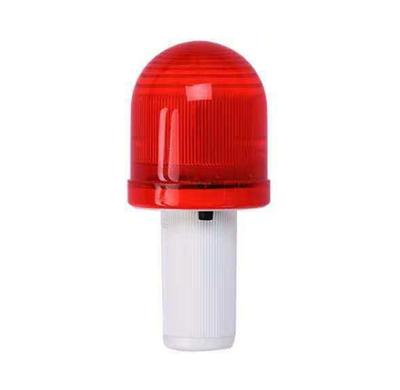 Lumière Dôme de Cône de Signalisation LED Professionnelle Rouge Balise Feux d'Avertissement pour Construction Circulation Quai