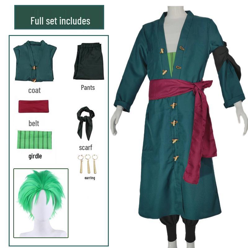 One Piece Zoro Juro Yukata Kimono Cosplay Costume