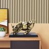 Bull Sculpture Modern with Base for Office Decoration Home Decor Room 40cmx23cmx26cm