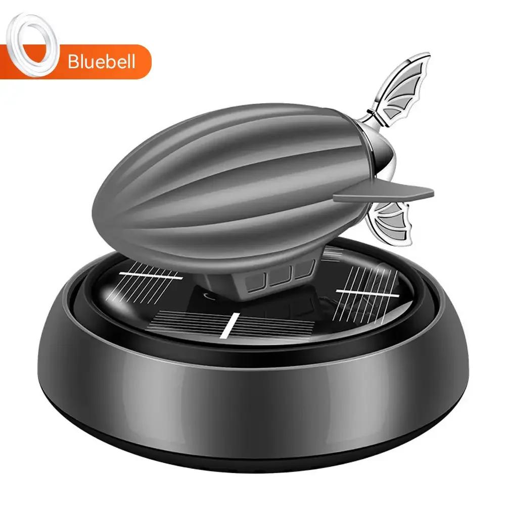 Ornements Parfumés d'Aromathérapie Solaire pour Voiture Désodorisant Solaire Dirigeable Queue de Navire Rotative Diffuseur d'Arômes pour Véhicule Maison Bureau