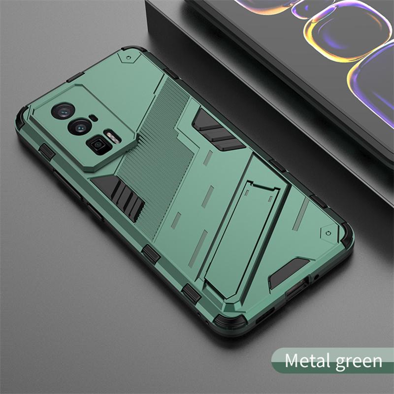 

Для Xiaomi Poco F5 Pro 5G чехол Armor магнитный держатель подставка задняя крышка для PocoF5 Poxo Poko Little F5 F 5 Pro 5G противоударный чехол For Poco F5 Pro 5G зелёный