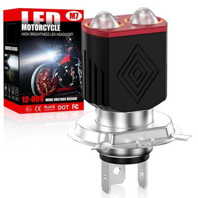 KaiDengZhe H4 LED Headlight Bike New Upgrade HB2 9003 Bulb, Equipped with Dual HD