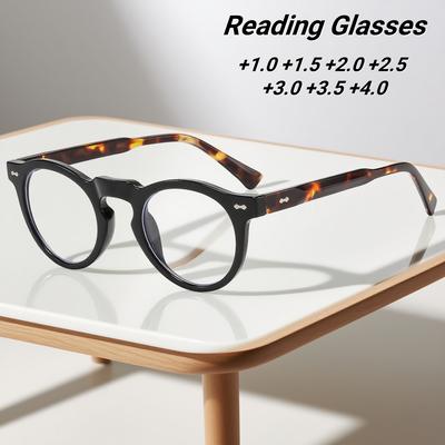 New Fashionable HD Women Reading Glasses Retro Neutral Anti Blue Light High Quality Simple Design for Women