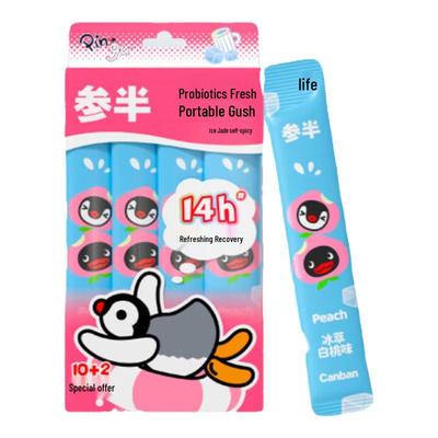 CanBan Pingu Collaboration Iced Peach Portable Mouthwash