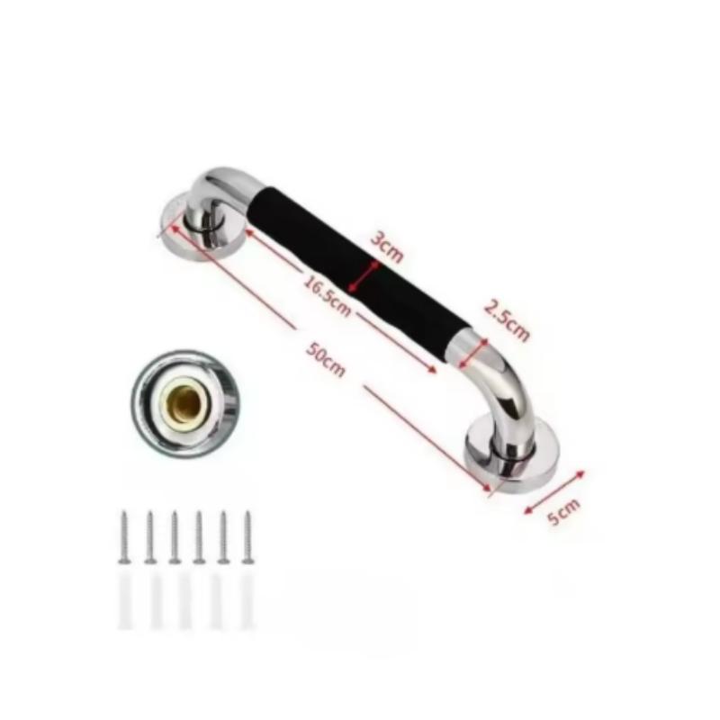 Uchwyt do toalety pod prysznic ze stali nierdzewnej/plastiku, poręcz do wanny łazienkowej, antypoślizgowy, zapobiegający upadkom dla bezpieczeństwa osób starszych, uchwyt wspierający