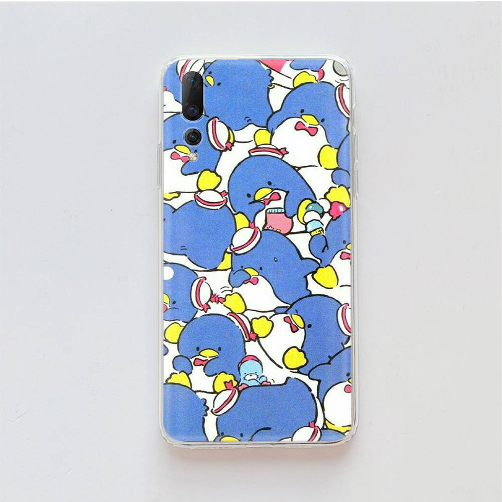 Transparent Case for Samsung A04 A14 A23 M33 M53 Realme 10 9 C35 C55 VIVO X80 Infinix Hot 30 Note 11 Tecno Spark 8P Pro L-11 Cute Tuxedosam