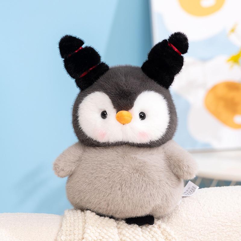 Nezha Plush Penguin Toy Doll With Cute Animal For Childrens Gift Decoration