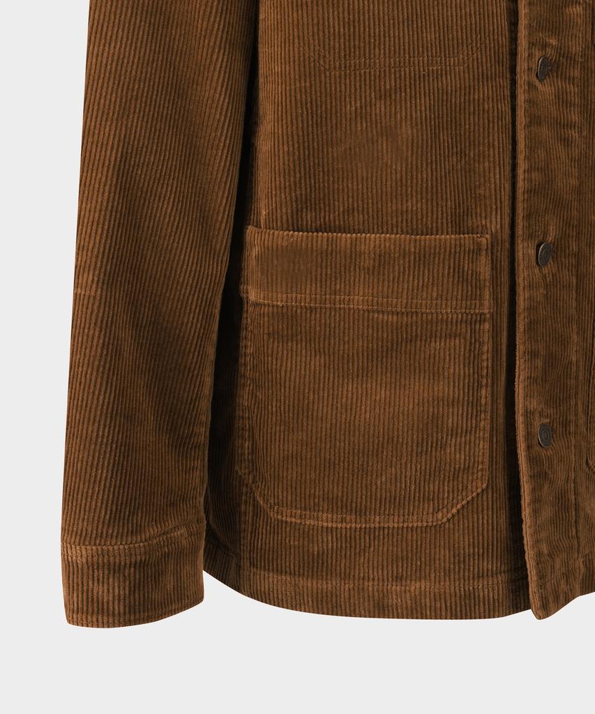 Brooks Brothers Corduroy Chore Jacket (Brown) (Bbotmbf303)