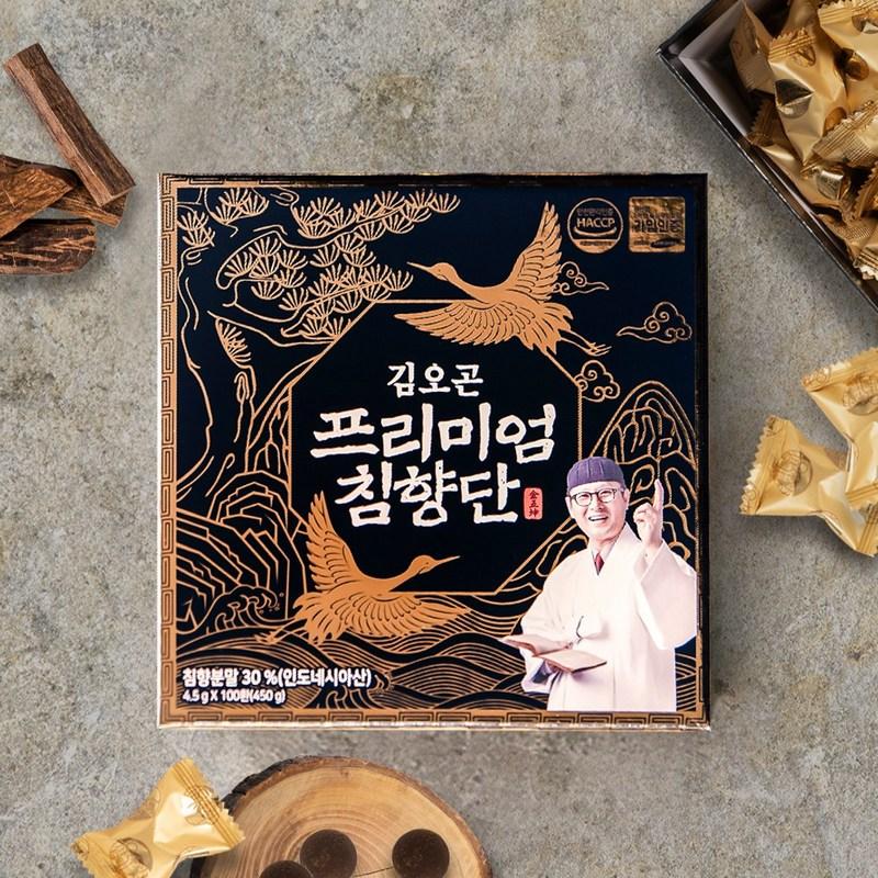 Agarwood 30% Kim Ogon Premium Agarwood 100 Pills, 450g, 1 Box