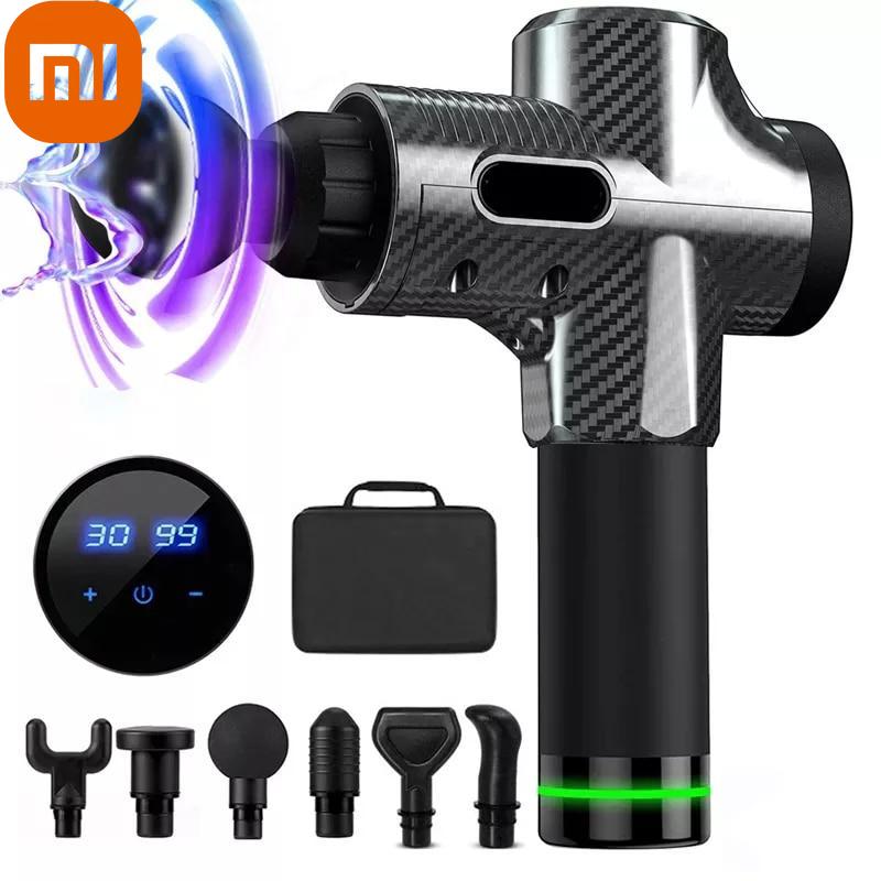 

Пистолет для массажа мышц тела, 30-скоростной массажер для глубоких фасций, пистолет