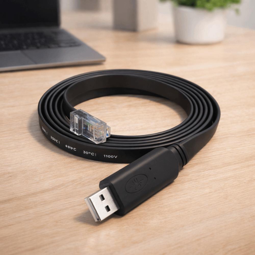 Extension Line RS232 Console Cable Stable Connections Serial Adapter  Laptop Computer