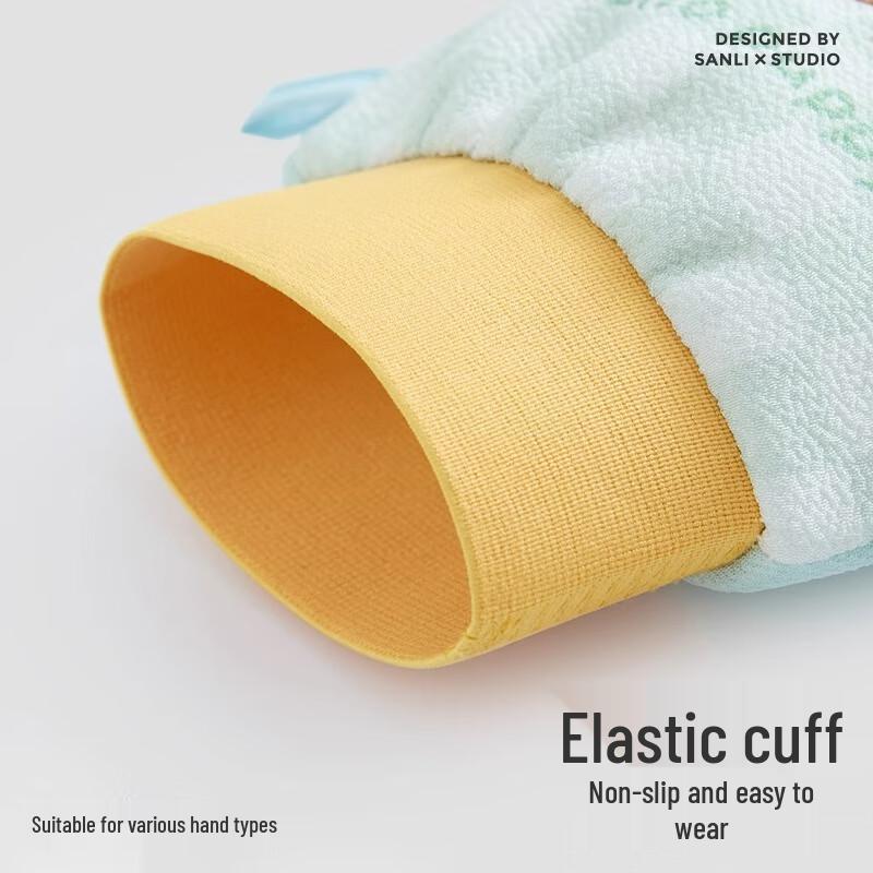 Sanli Double-Layer Exfoliating Bath Scrubber (2-Pack)